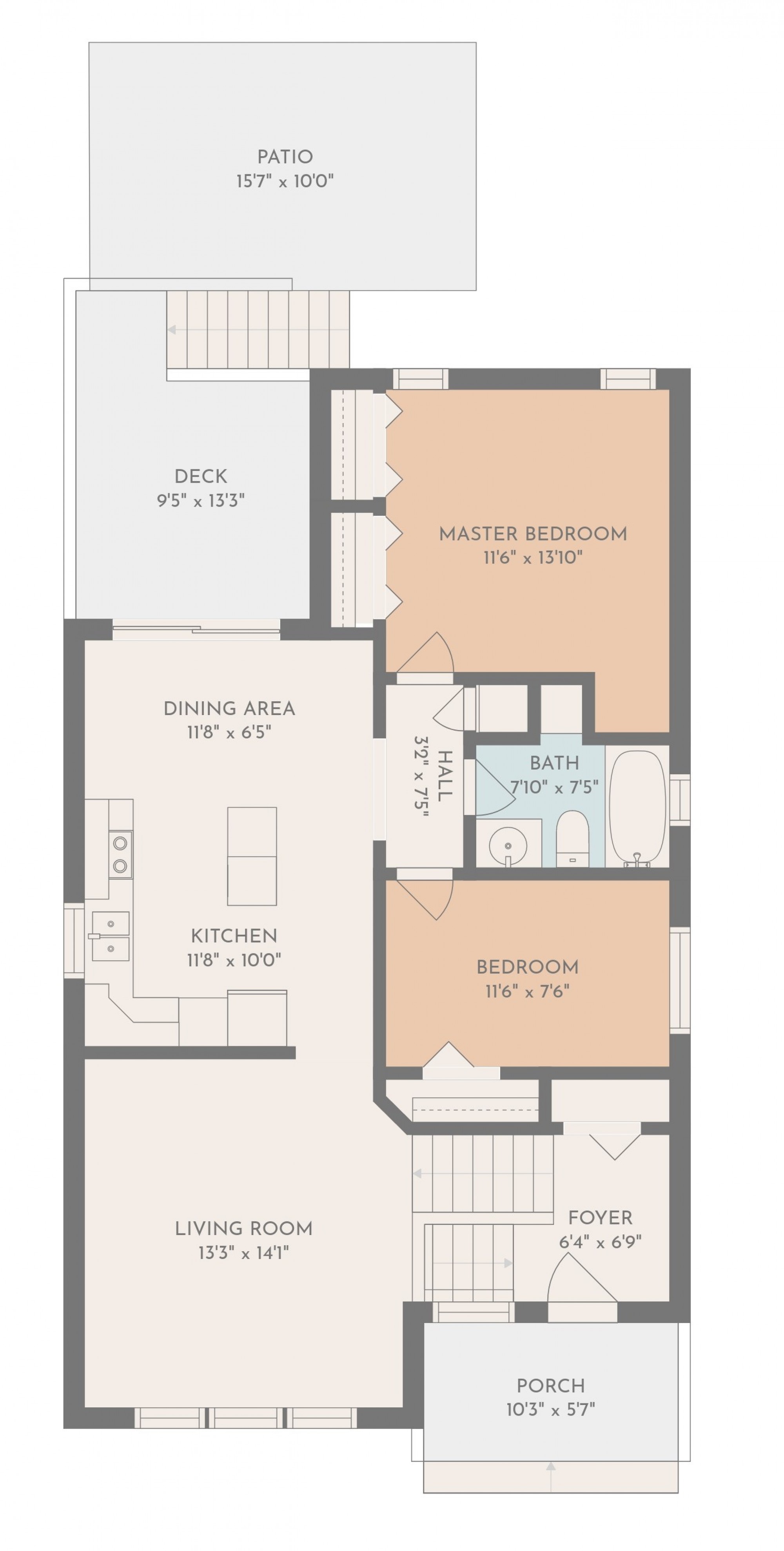 Main Floor Plan Key Image