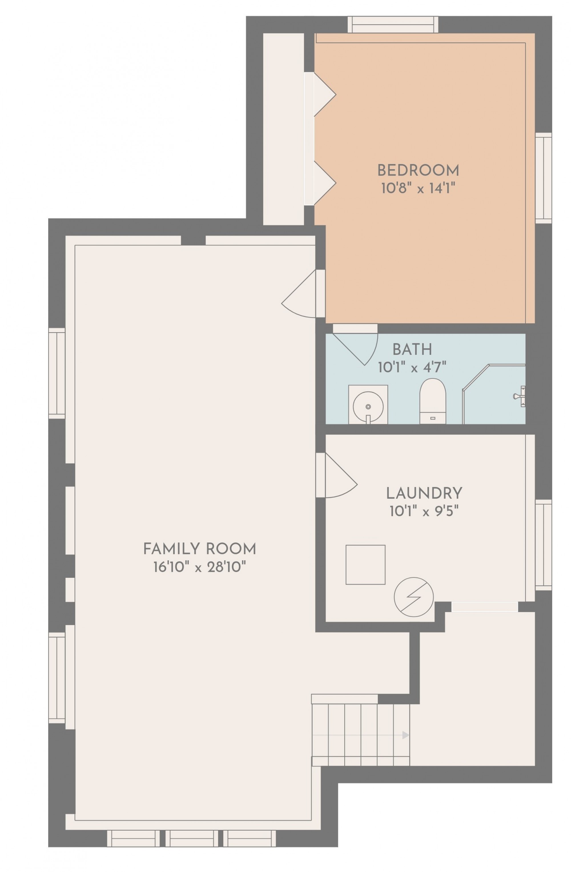 Basement Floor Plan Key Image