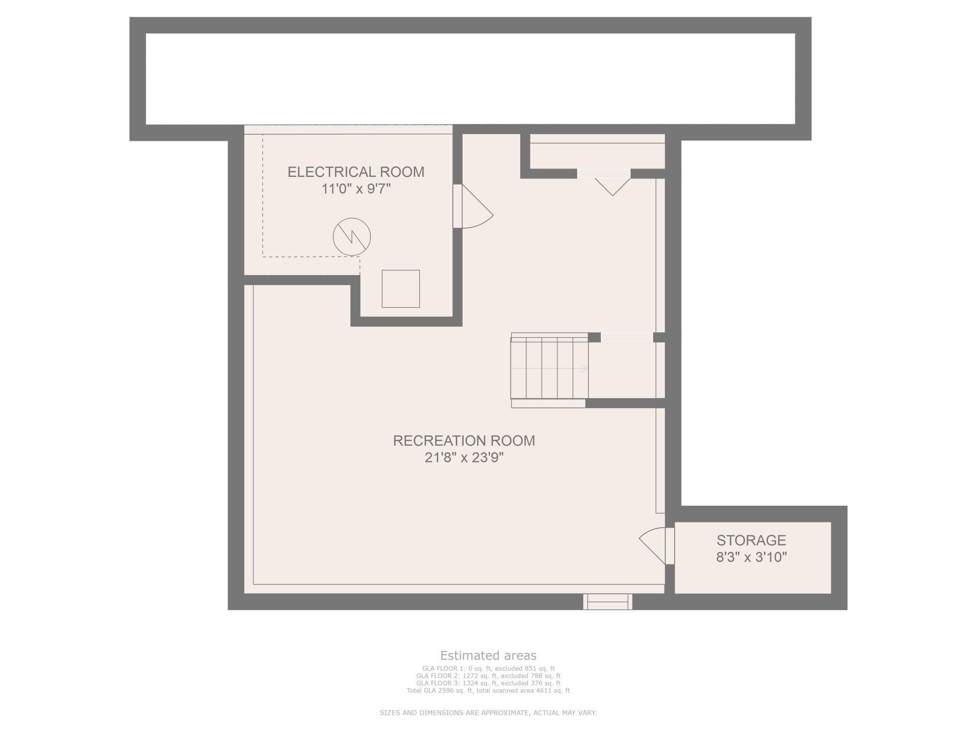 Basement Floor Plan Key Image