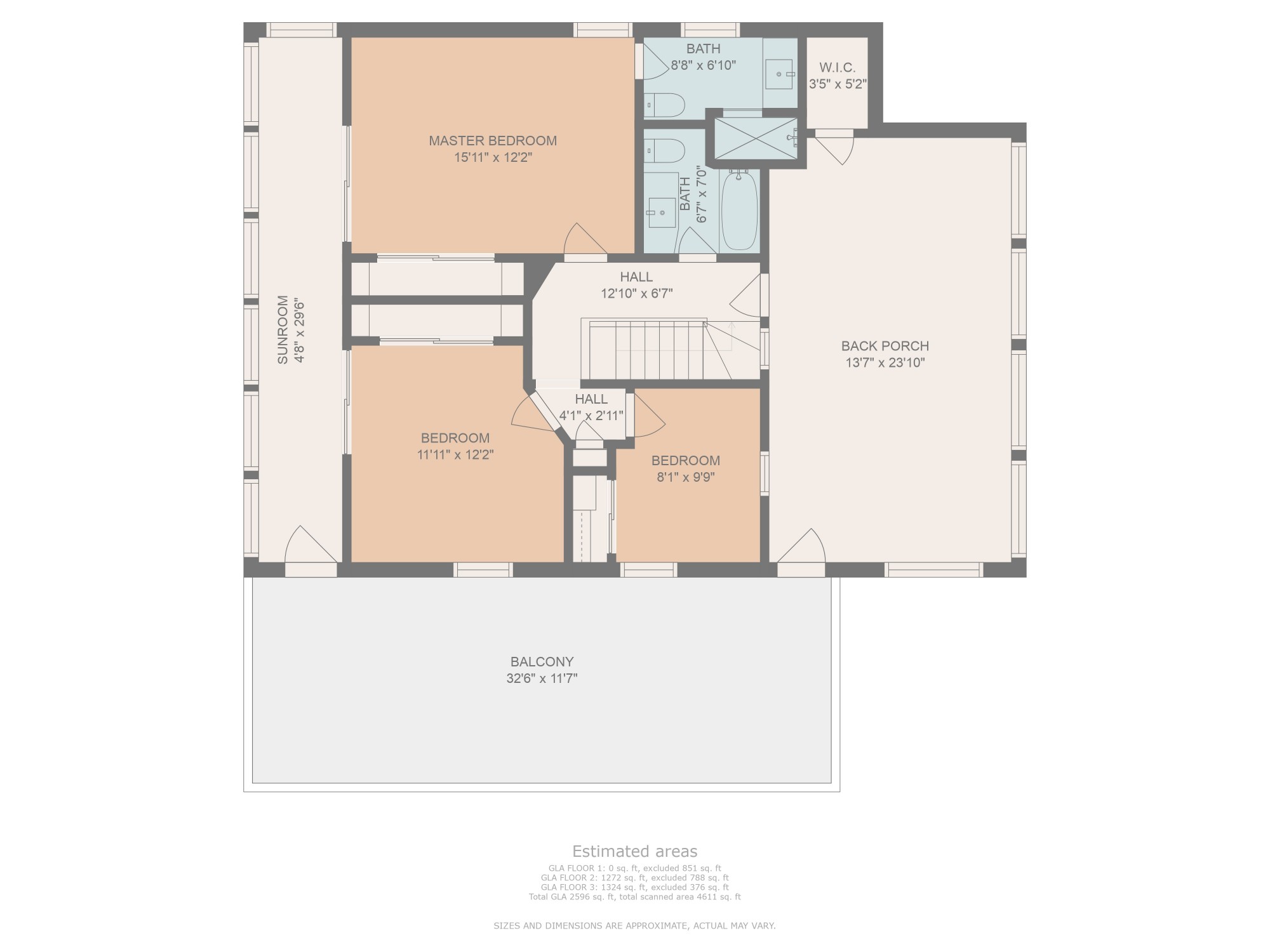 Second Floor plan Key Image