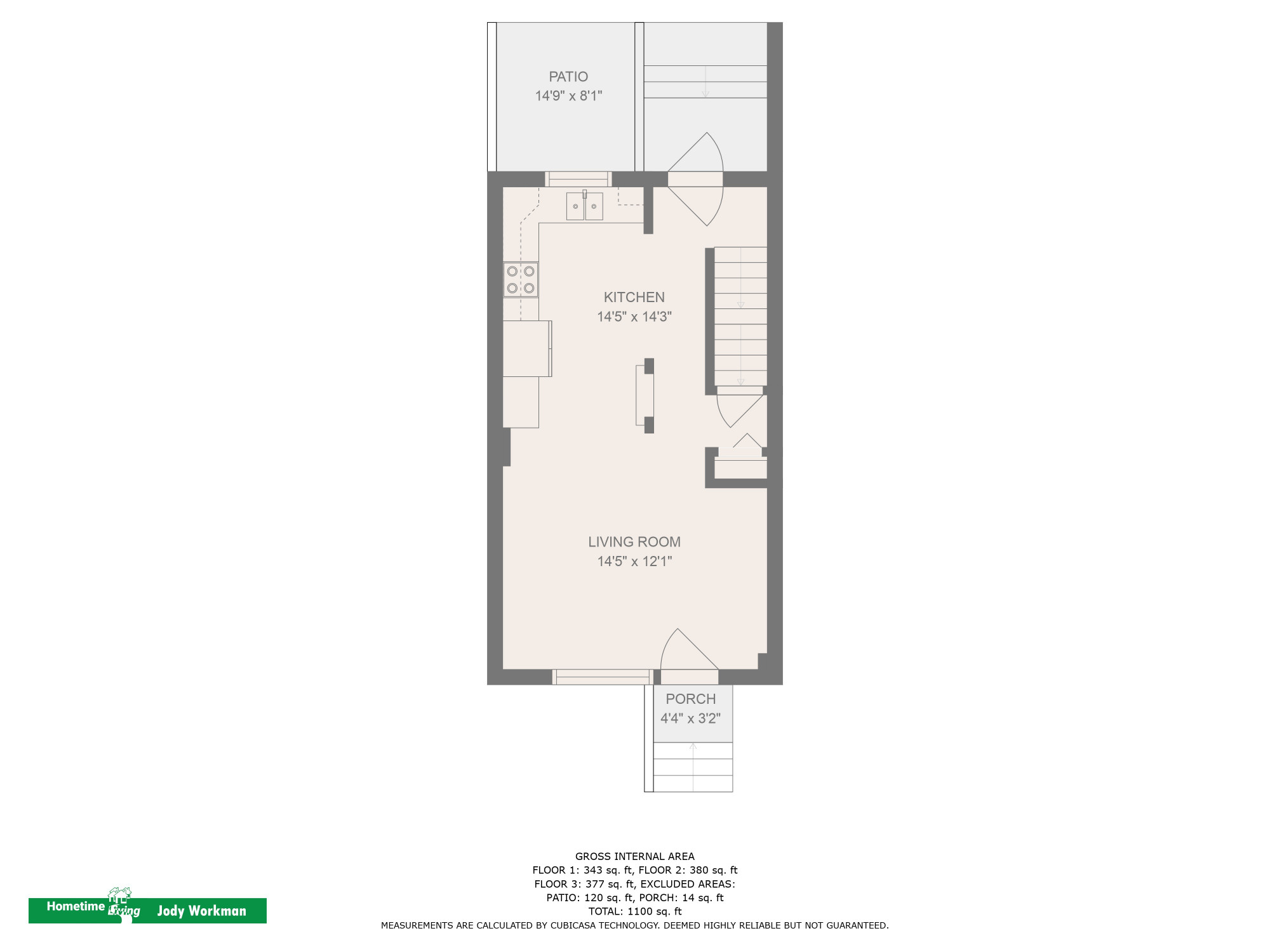 Main Level Floor Plan Key Image