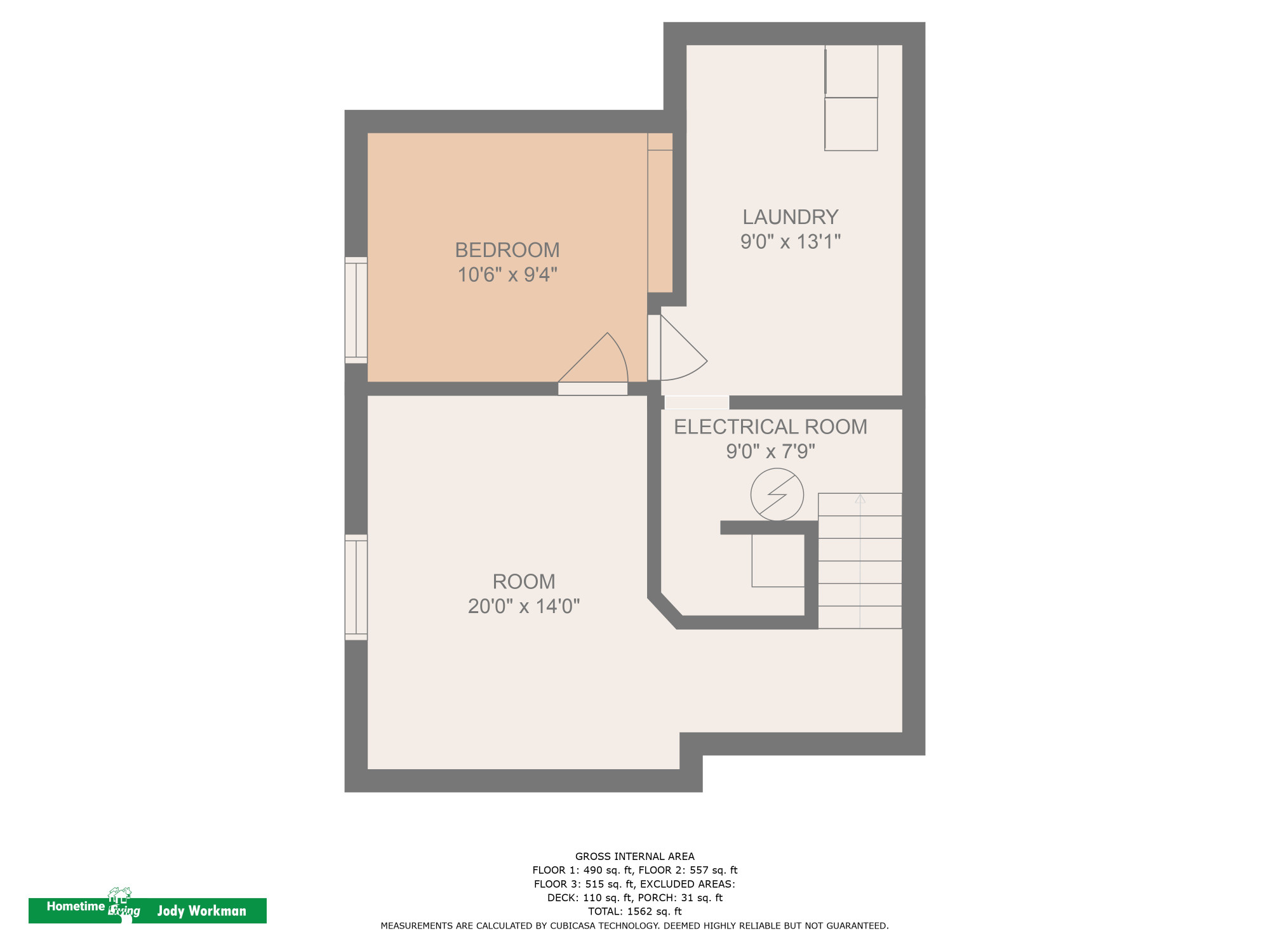 Basement Floor Plan Key Image