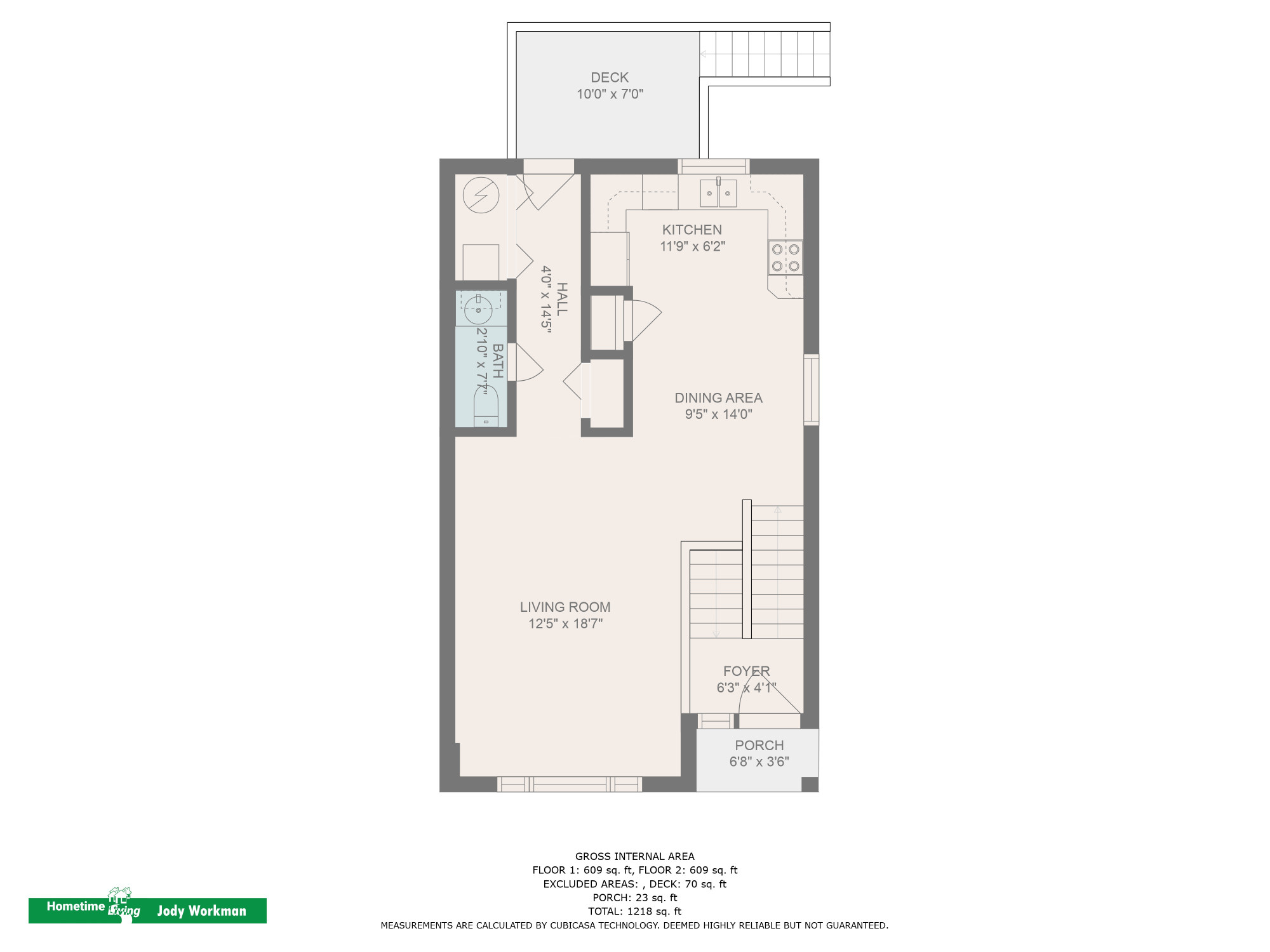 Main Level Floor Plan Key Image