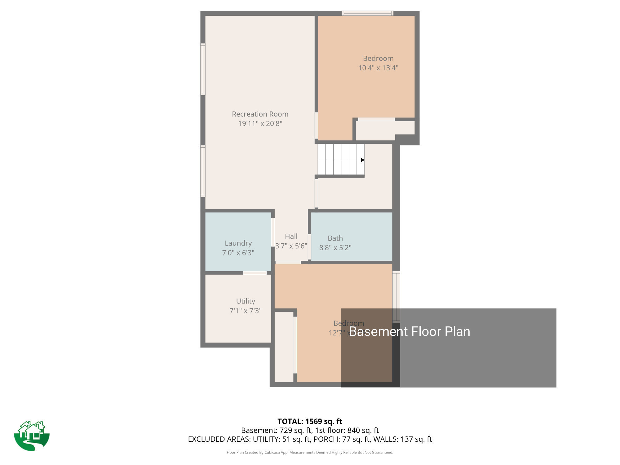 Basement Floor Plan Key Image