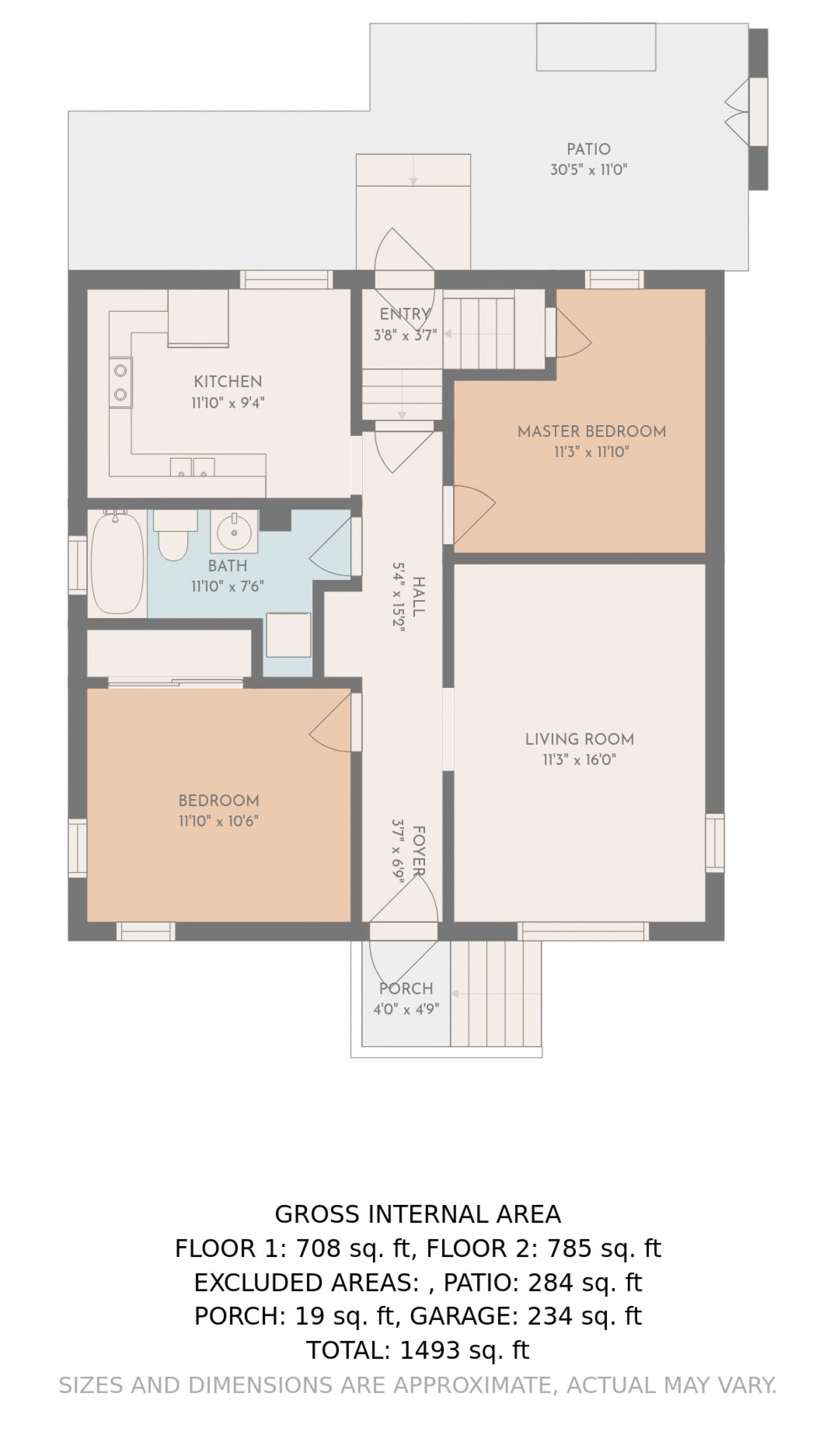 Main Floor Plan Key Image