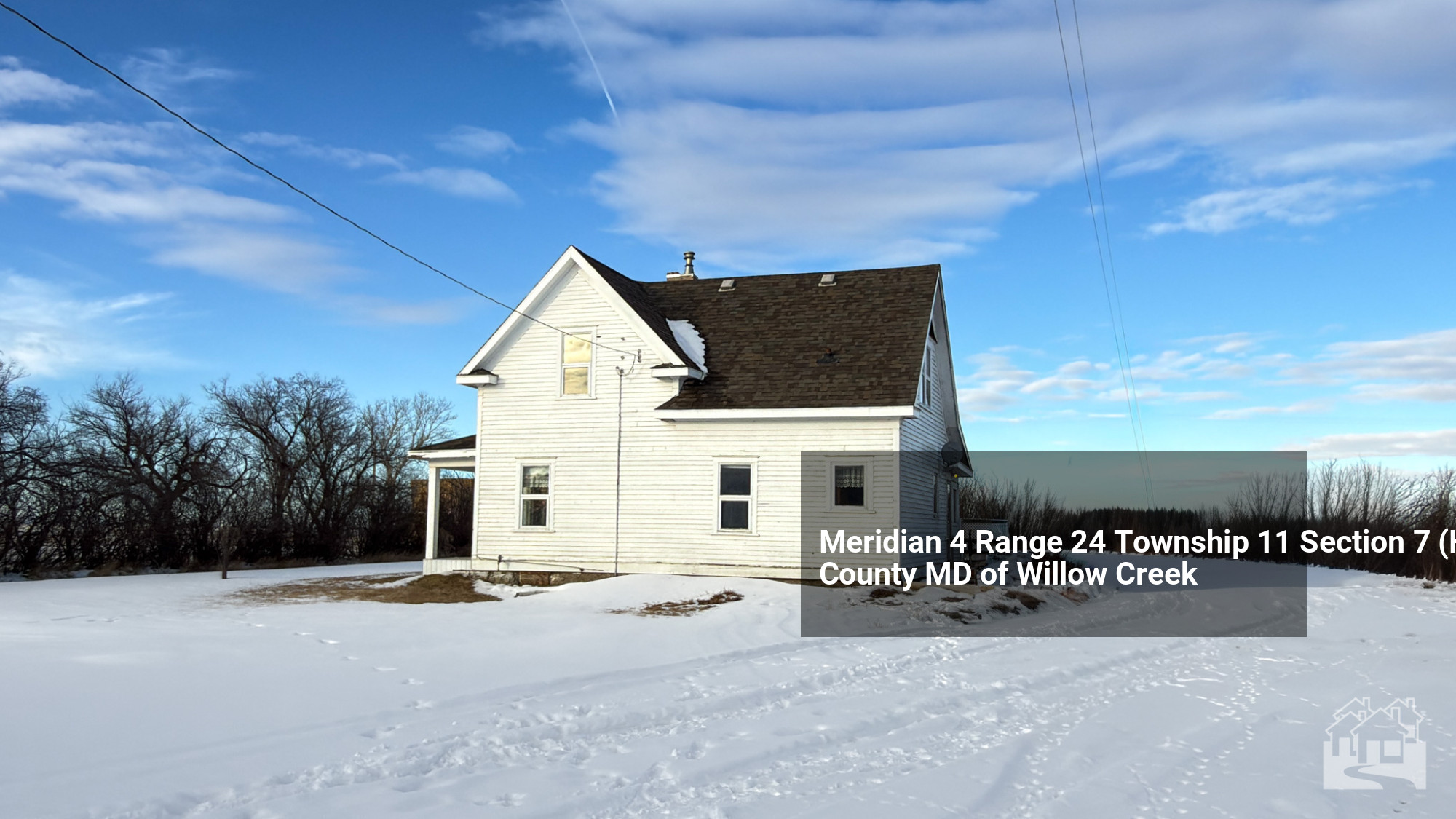 Meridian 4 Range 24 Township 11 Section 7 (House & Shed only) County MD of Willow Creek Cover image