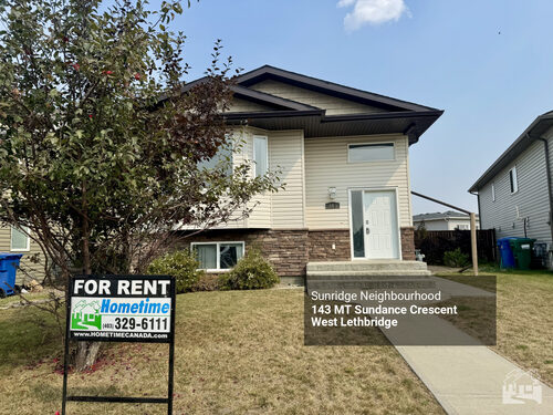 143 MT Sundance Crescent West Lethbridge (Lower Suite) Cover image